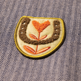 bloomin' love chenille patch