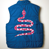 indigo blue vintage one-of-a-kind vest