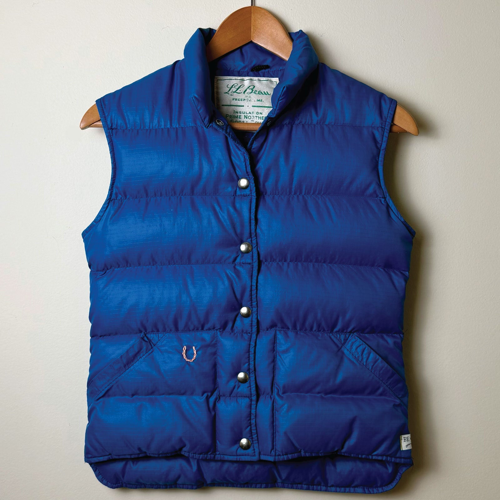 royal blue vintage L.L.Bean one-of-a-kind vest