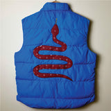 bright blue Sears brand vintage one-of-a-kind vest