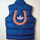 bright navy vintage one-of-a-kind vest