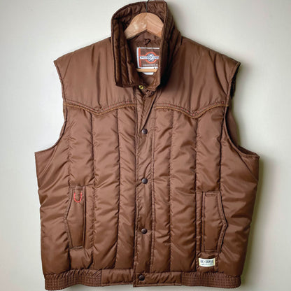 deep brown vintage one-of-a-kind vest