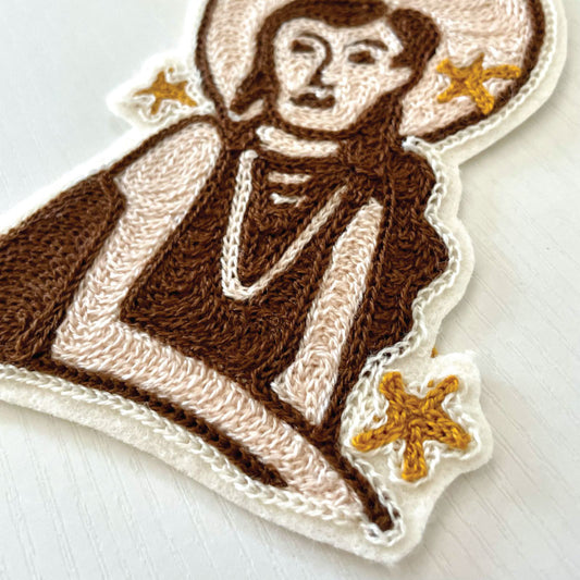 "cowgirl dreamin'" chainstitch patch