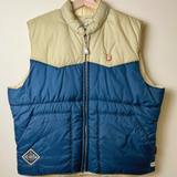 one-of-a-kind shiny vintage upcycled vest