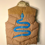 vintage tan one-of-a-kind vest