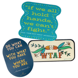 sam "the dot man" quote sticker