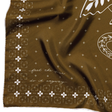 'feel the fear' silk scarf