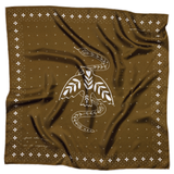 'feel the fear' silk scarf