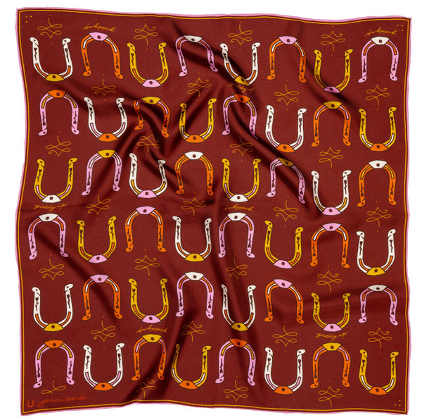 Silk Scarf 'giddy up' – Jenni Earle
