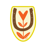 bloomin' love poppy sticker