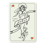i ain't no joker playing card sticker
