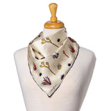 'I am free' silk scarf