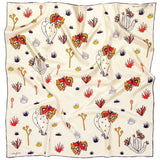 'I am free' silk scarf