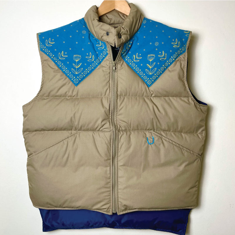 one-of-a-kind vintage upcycled vest