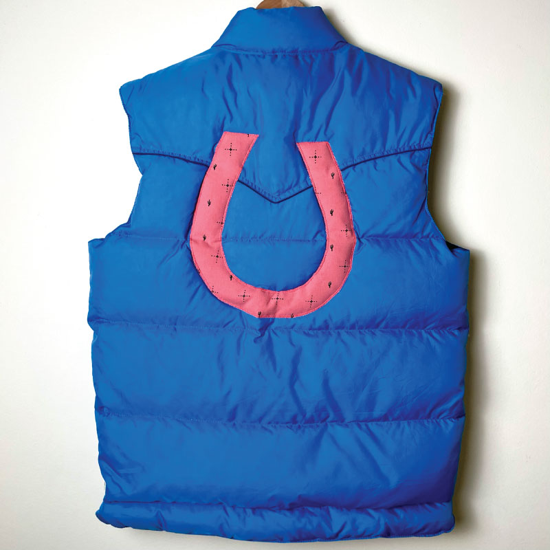 royal blue vintage one-of-a-kind vest