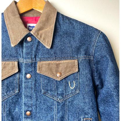 lined vintage denim jacket - one of a kind