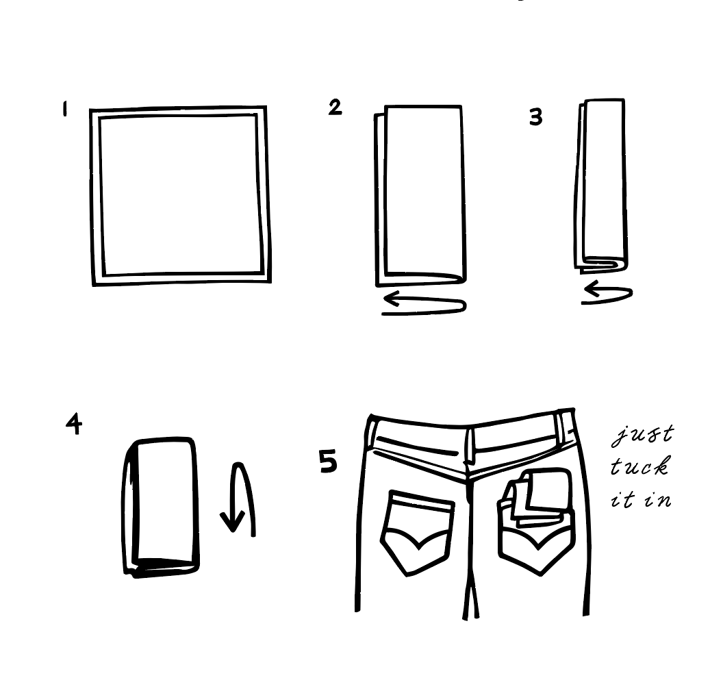 how to tie bandana to jeans