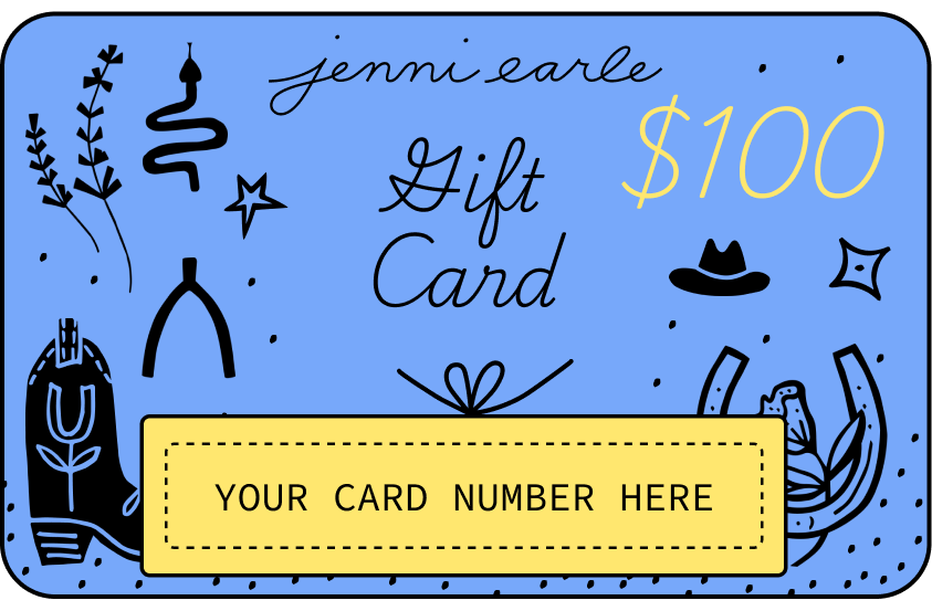 jenni earle gift cards
