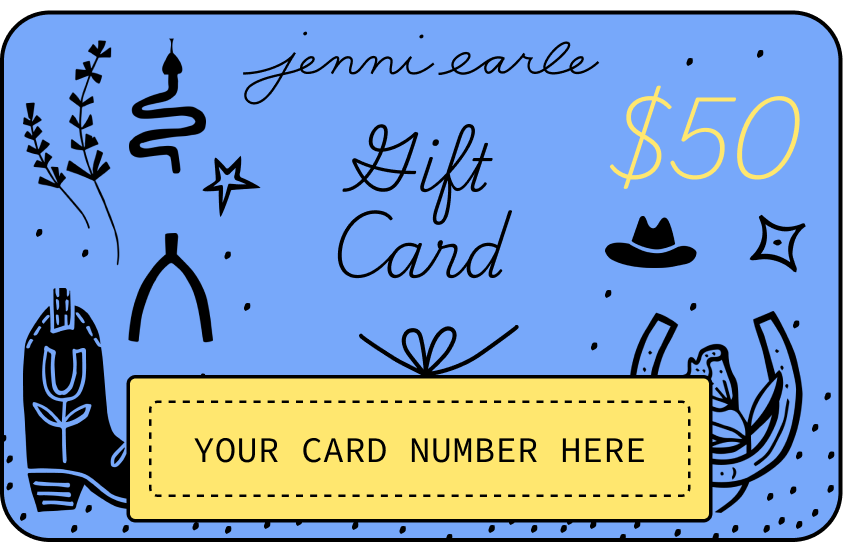 jenni earle gift cards