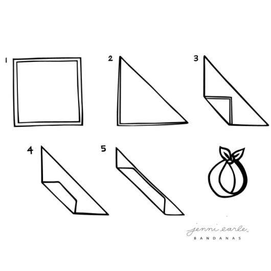 how to make a bandana neck tie
