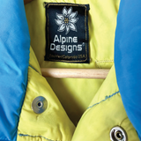 vintage bright blue one-of-a-kind vest