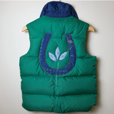 kelly green vintage one-of-a-kind vest