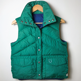 kelly green vintage one-of-a-kind vest