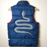 sweet navy vintage one-of-a-kind vest
