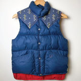 sweet navy vintage one-of-a-kind vest