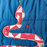 faded navy vintage one-of-a-kind vest