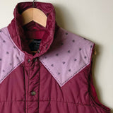 classic burgundy vintage one-of-a-kind vest