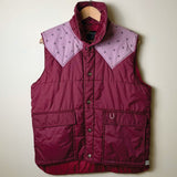 classic burgundy vintage one-of-a-kind vest