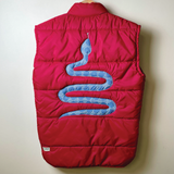 great red vintage one-of-a-kind vest