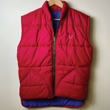 great red vintage one-of-a-kind vest