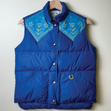 royal blue vintage one-of-a-kind vest