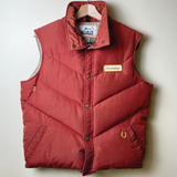 terracotta gathered vintage one-of-a-kind vest