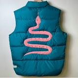 pine green vintage one-of-a-kind vest