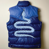 one-of-a-kind shiny vintage upcycled vest