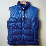 one-of-a-kind shiny vintage upcycled vest