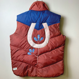 vintage bright red one-of-a-kind vest
