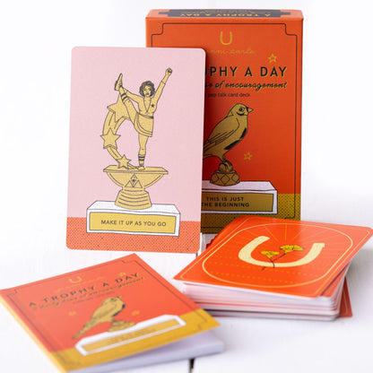 A Trophy A Day - Pep Talk oracle deck