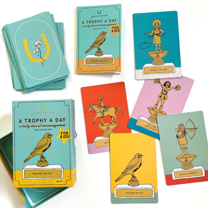 A Trophy a Day: pep talk deck for KIDS