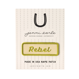 "rebel" name patch