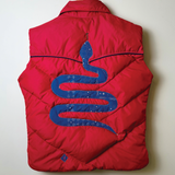 red Obermeyer vintage one-of-a-kind vest