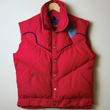 red Obermeyer vintage one-of-a-kind vest