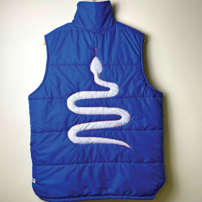 royal blue vintage one-of-a-kind vest