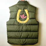 olive you vintage one-of-a-kind vest