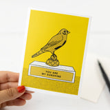 you are my sunshine greeting card