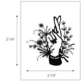 fingers crossed temporary tattoo