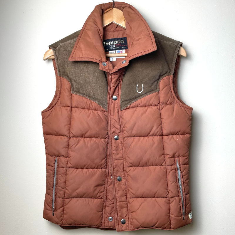 moleskin yoked vintage one-of-a-kind vest